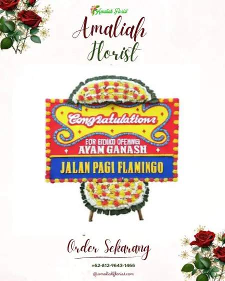 Sewa Papan Bunga Pantai Mekar